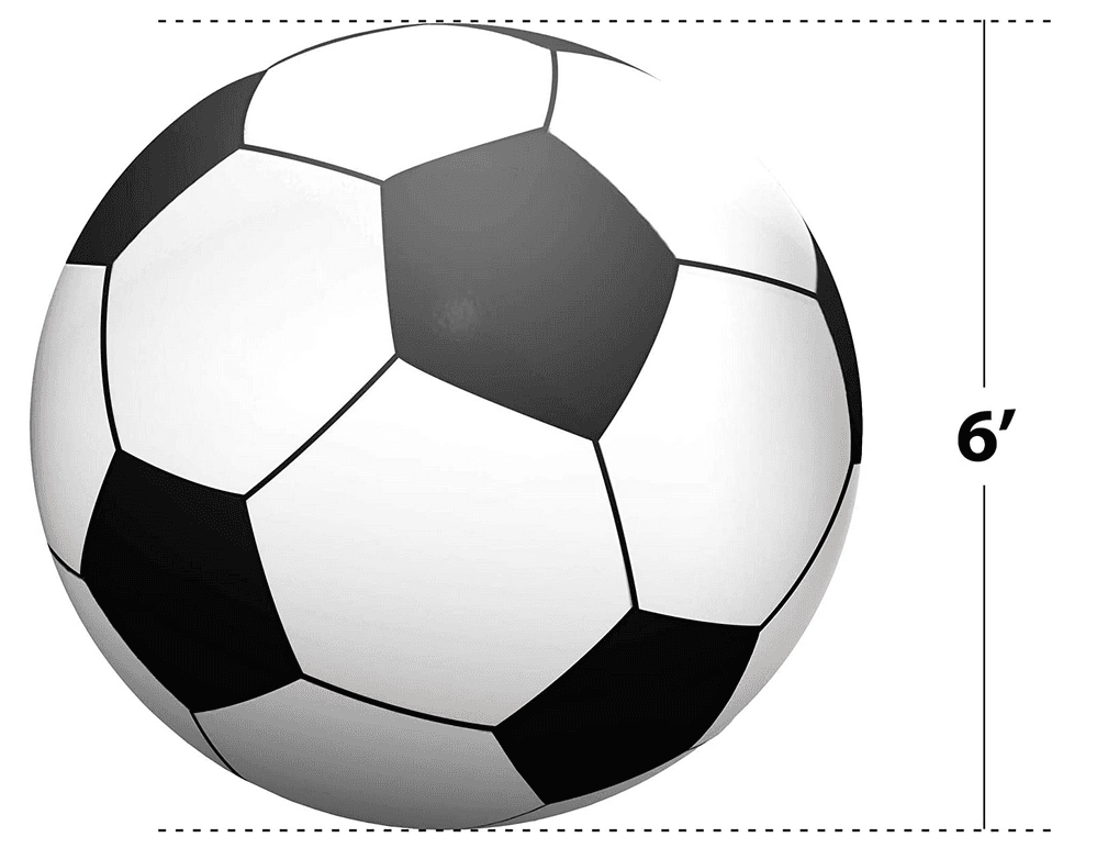 Giant Inflatable Football Ball (3 sizes)