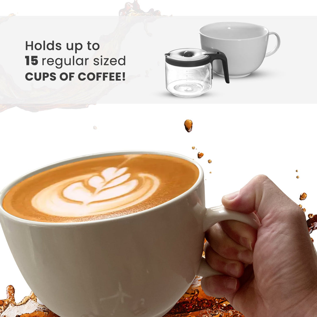 Giant Coffee Cup - 2 litres - BigStuff.ae