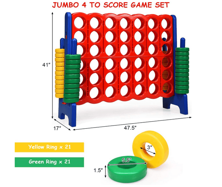 Giant Connect4 / 4-in-a-row game - BigStuff.ae