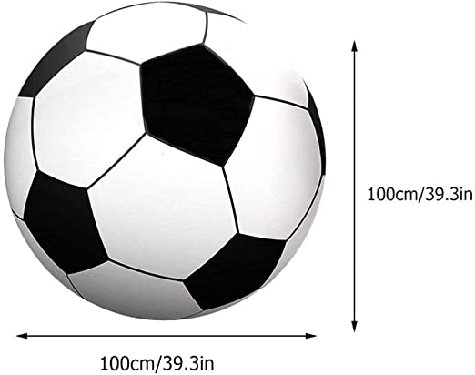 Giant Inflatable Football Ball (3 sizes) - BigStuff.ae