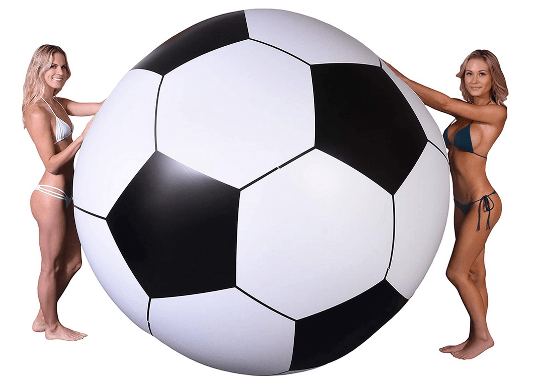 Giant Inflatable Football Ball (3 sizes) - BigStuff.ae