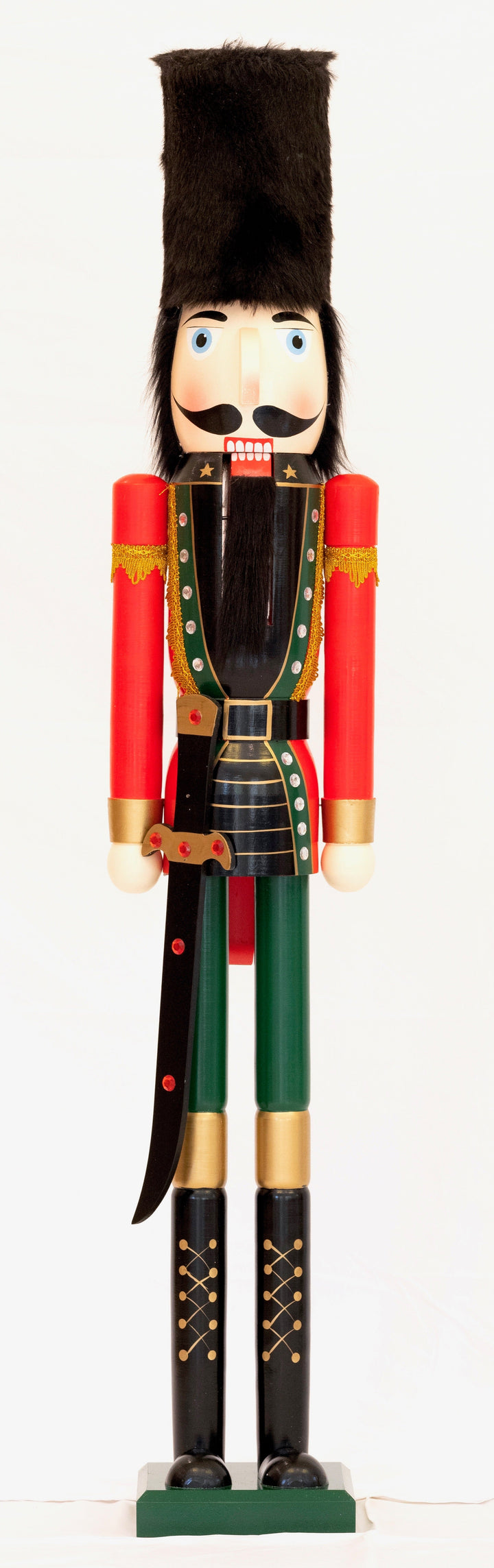 Giant Life Size Nutcracker - 100% solid wood - BigStuff.ae
