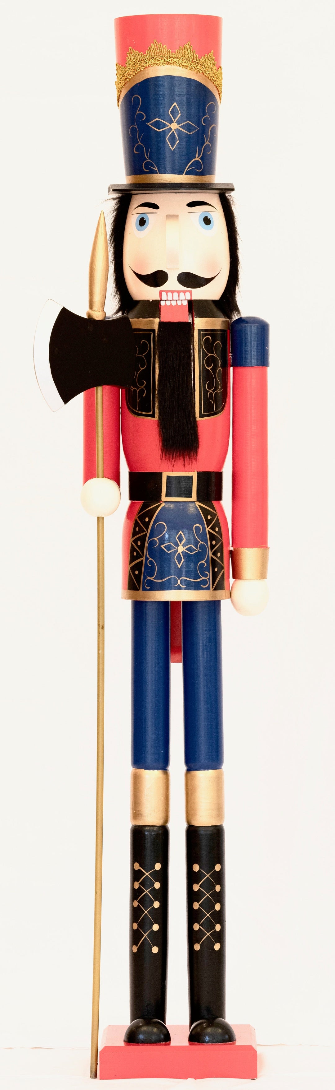 Giant Life Size Nutcracker - 100% solid wood - BigStuff.ae