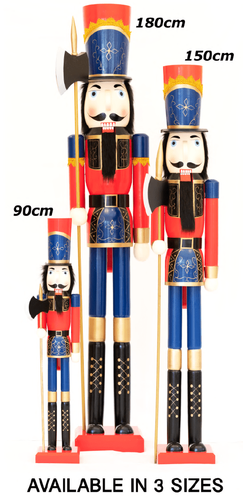 Giant Life Size Nutcracker - 100% solid wood - BigStuff.ae