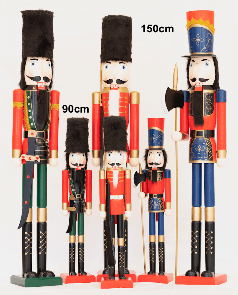 Giant Life Size Nutcracker - 100% solid wood - BigStuff.ae