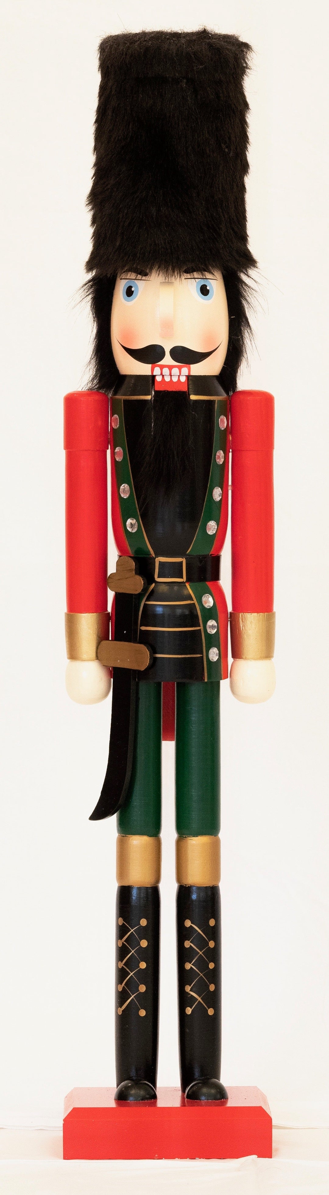 Giant Life Size Nutcracker - 100% solid wood - BigStuff.ae