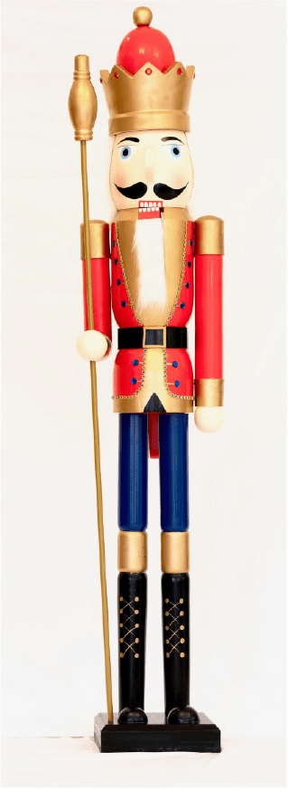 Giant Life Size Nutcracker - 100% solid wood - BigStuff.ae