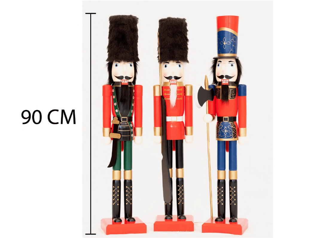 Giant Life Size Nutcracker - 100% solid wood - BigStuff.ae