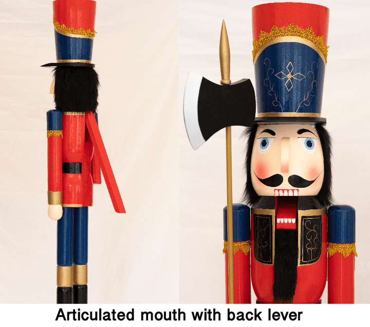 Giant Life Size Nutcracker - 100% solid wood - BigStuff.ae
