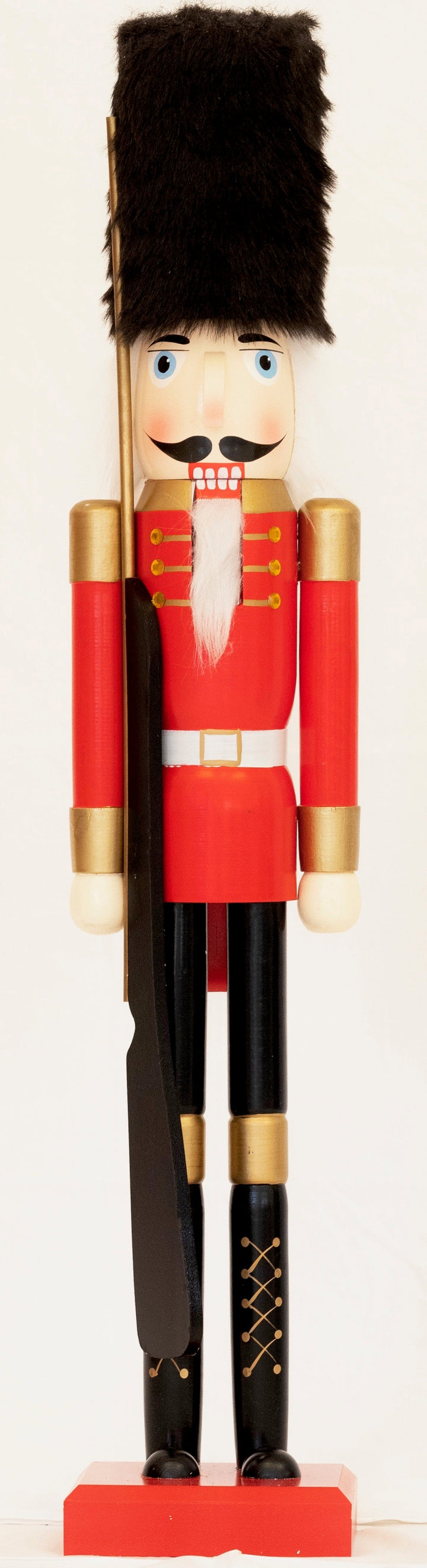 Giant Life Size Nutcracker - 100% solid wood - BigStuff.ae