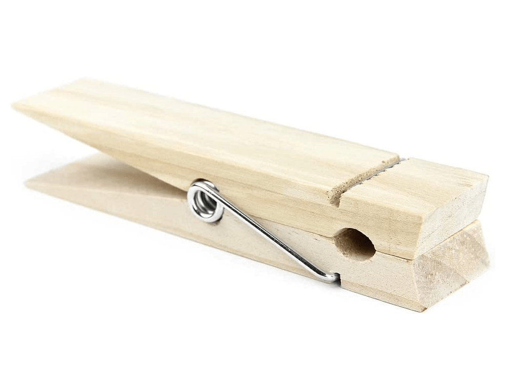 Giant Wooden Clothes Pins / Clips (pack of 10pcs) - BigStuff.ae