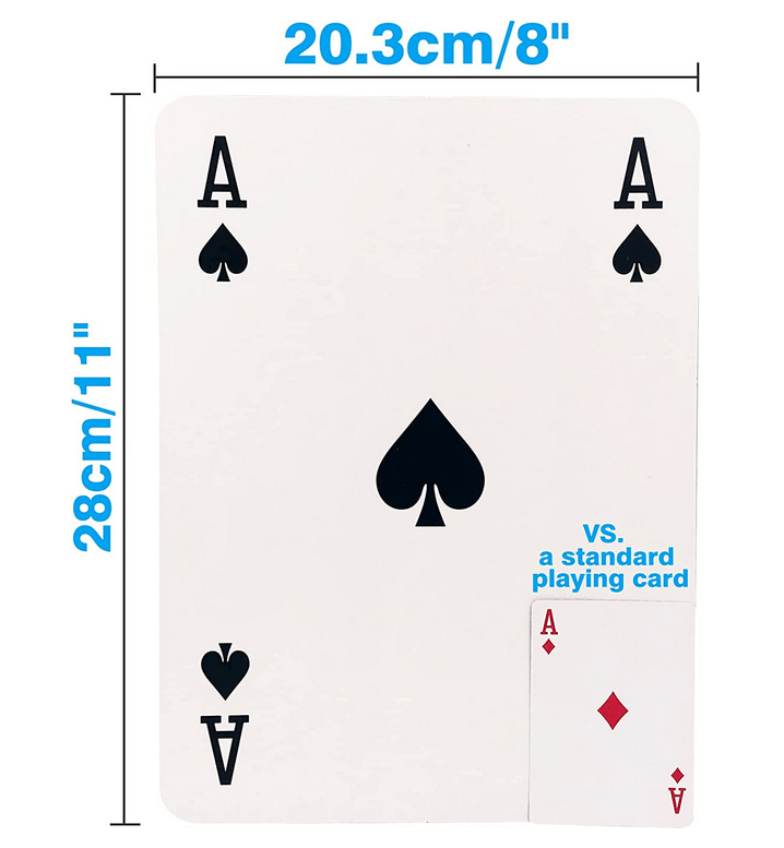 Jumbo Playing Card (3 sizes) - BigStuff.ae