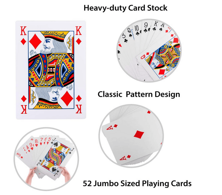 Jumbo Playing Card (3 sizes) - BigStuff.ae
