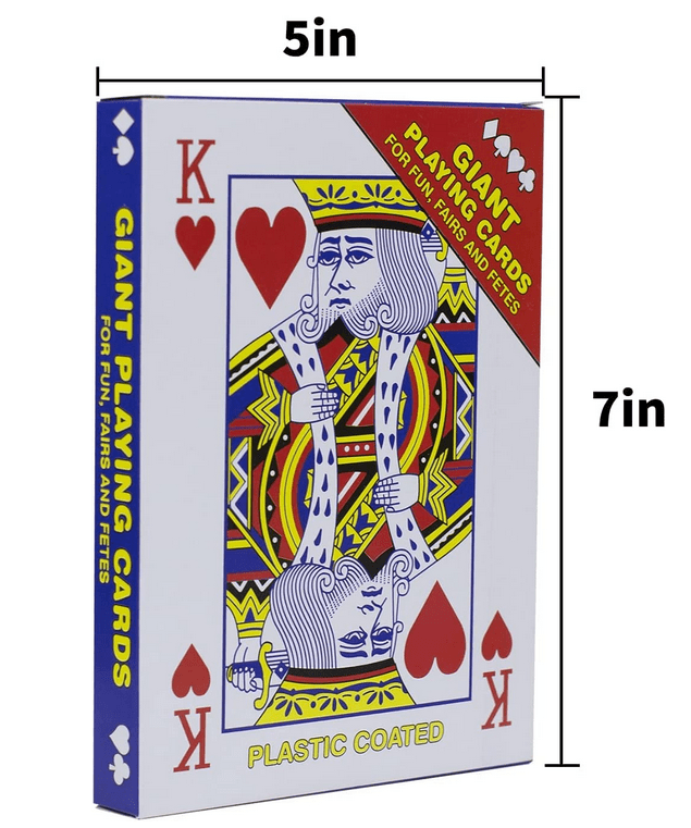 Jumbo Playing Card (3 sizes) - BigStuff.ae