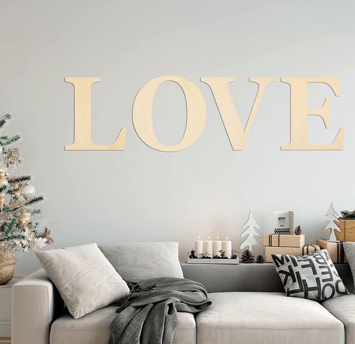 Large Wooden Letters DIY - BigStuff.ae