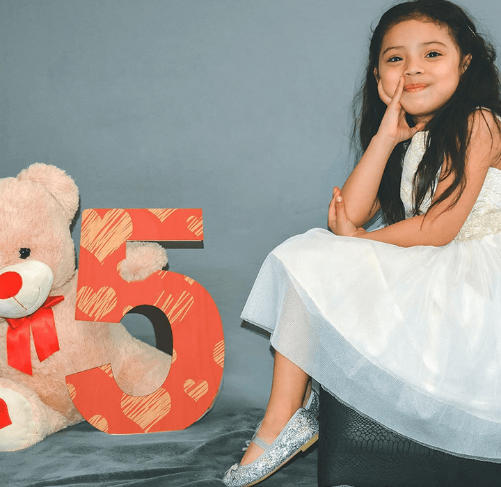 Large Wooden Numbers DIY - BigStuff.ae