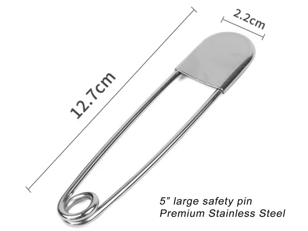 Oversize Safety Pins (pack of 5pcs) - BigStuff.ae