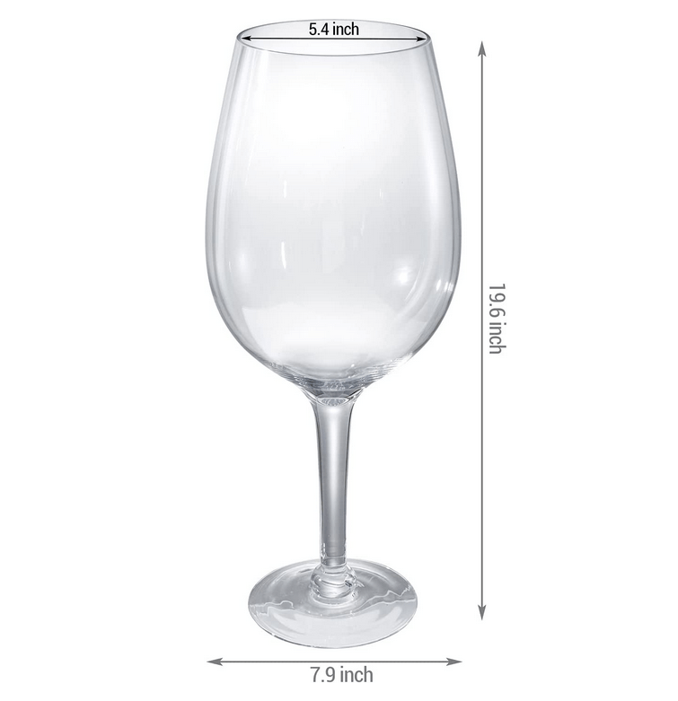 The XXXL wine glass (6400ml) - BigStuff.ae